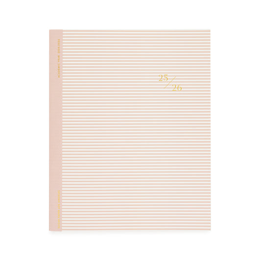 rose stripe 25/26 academic planner cover
