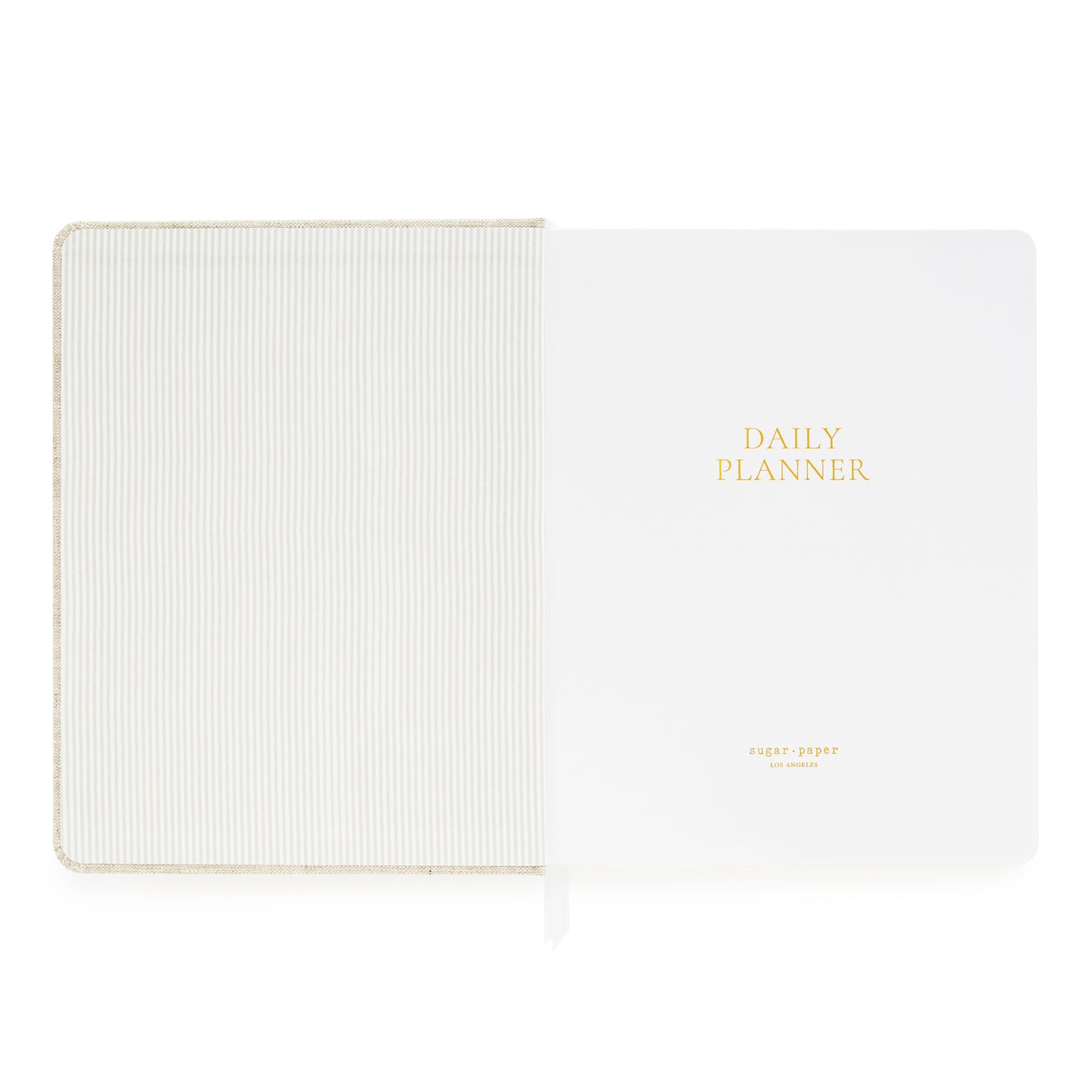 Title page of daily planner