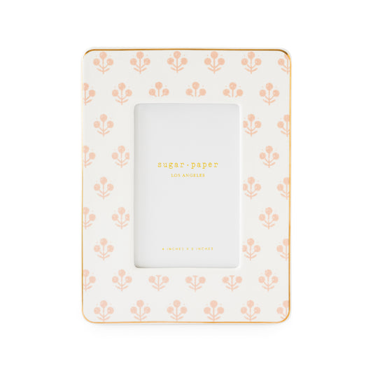 rose floral frame upright