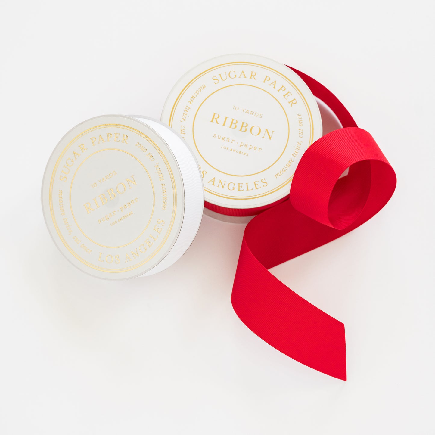 Stack of two ribbon rolls