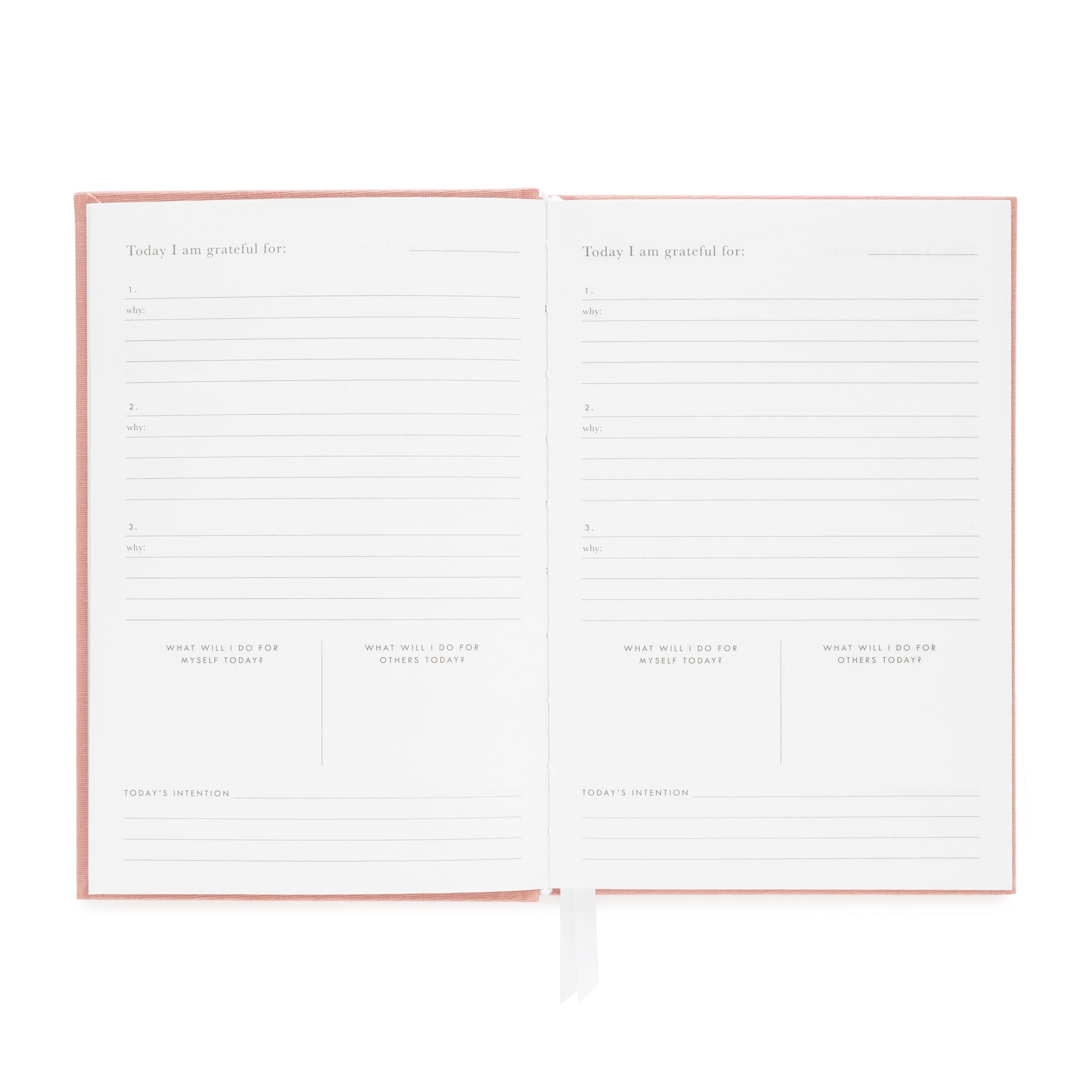gratitude journal interior guided prompt pages