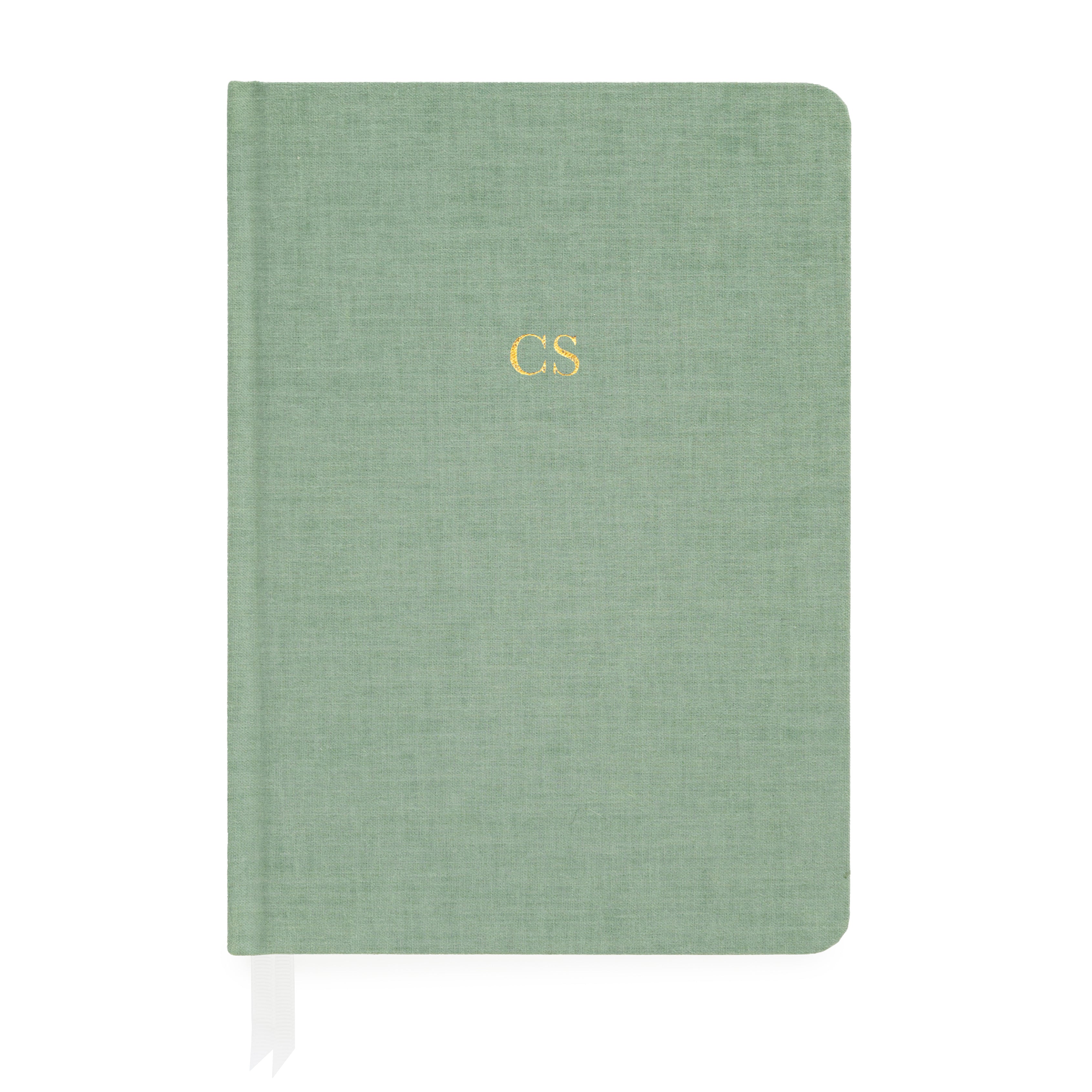Hardcover Lined Journal Sage Sugar Paper