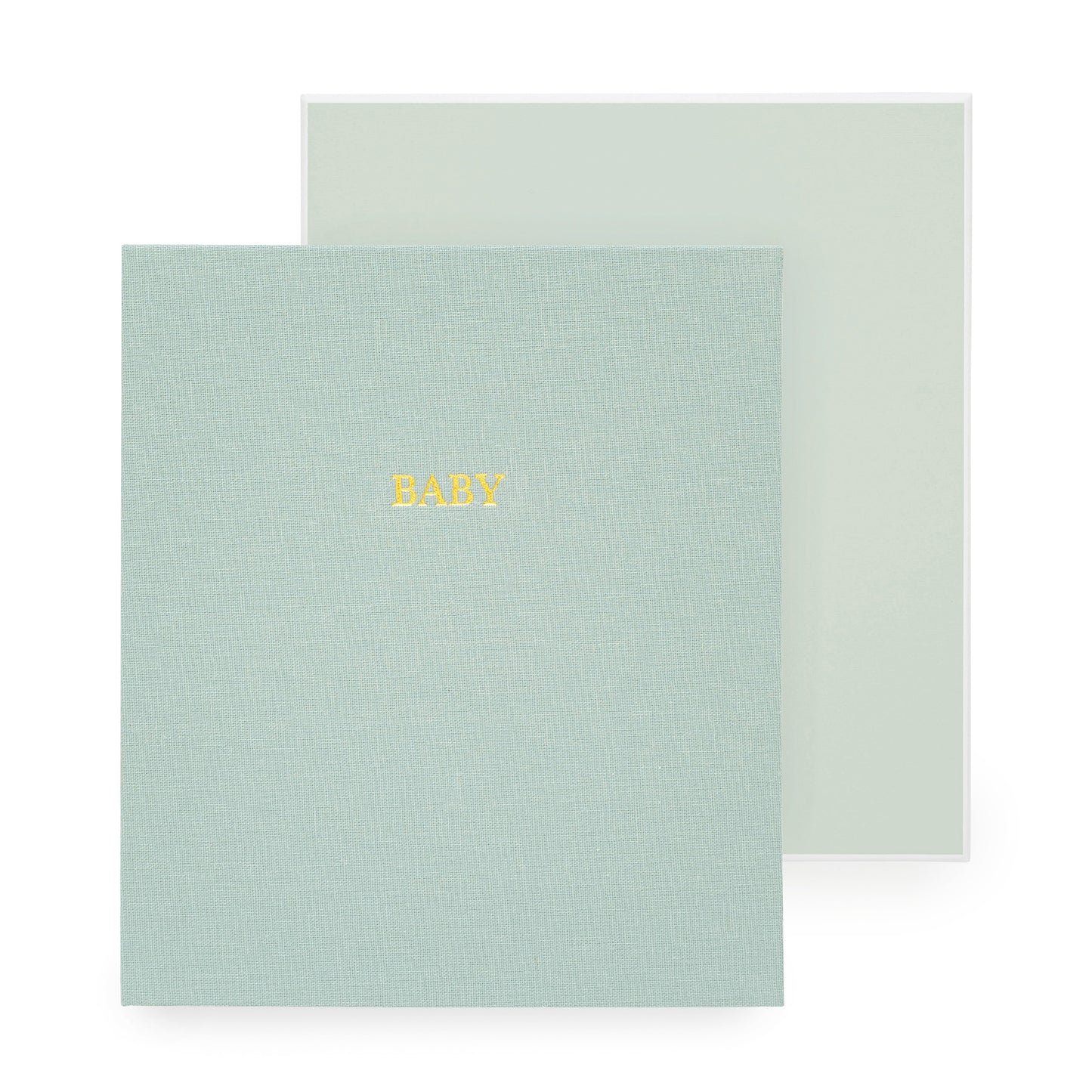 Mist Green Baby Book