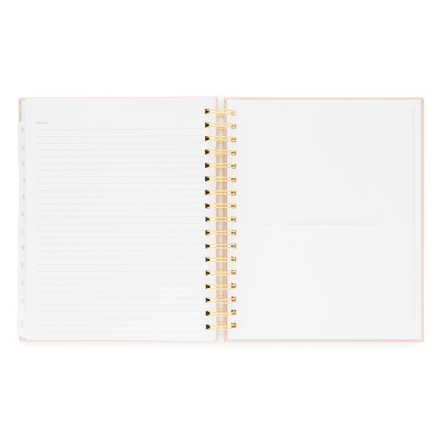 Extra notes and pocket page of student planner