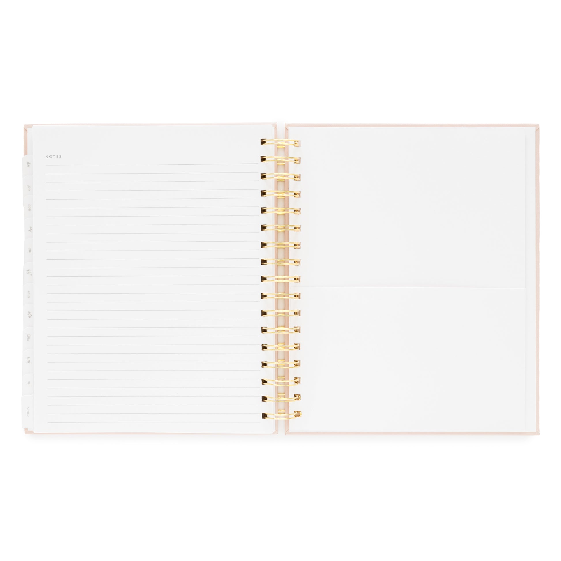 Extra notes and pocket page of student planner
