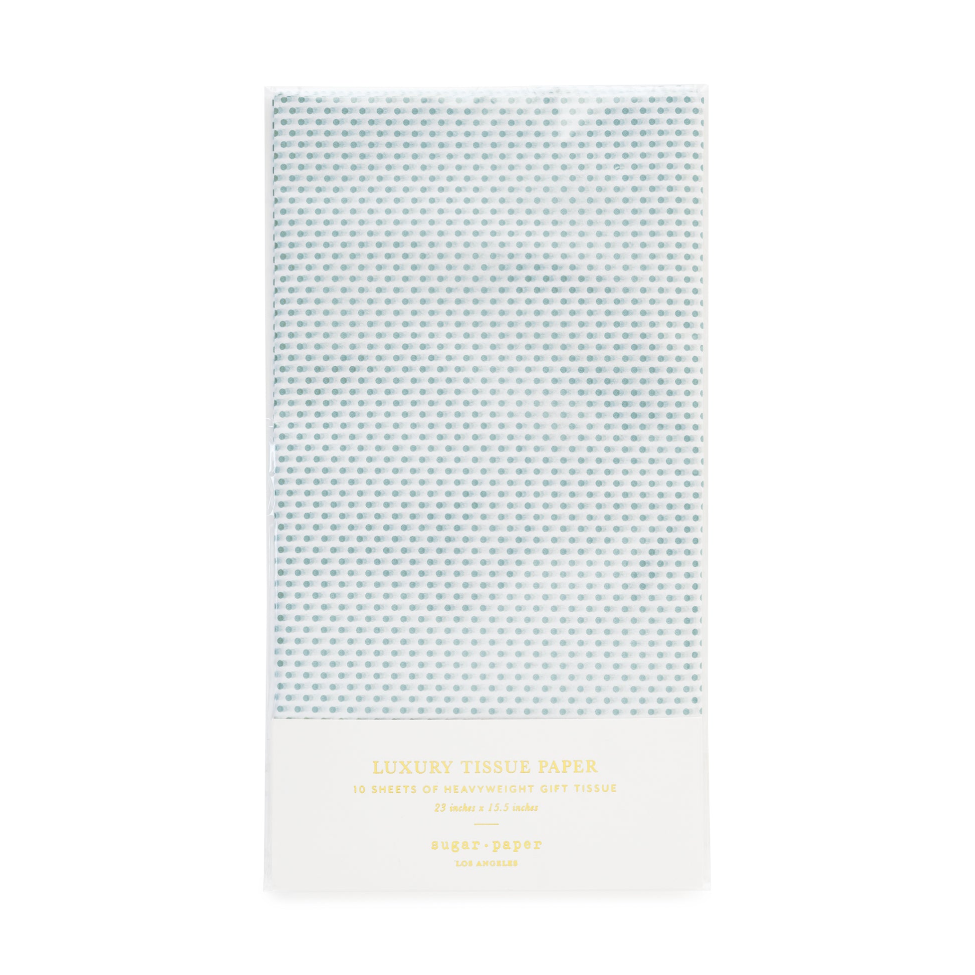 blue with white dot tissue paper in package listing luxury tissue paper