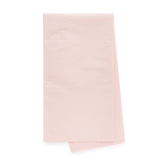 White with rose stripe tissue paper