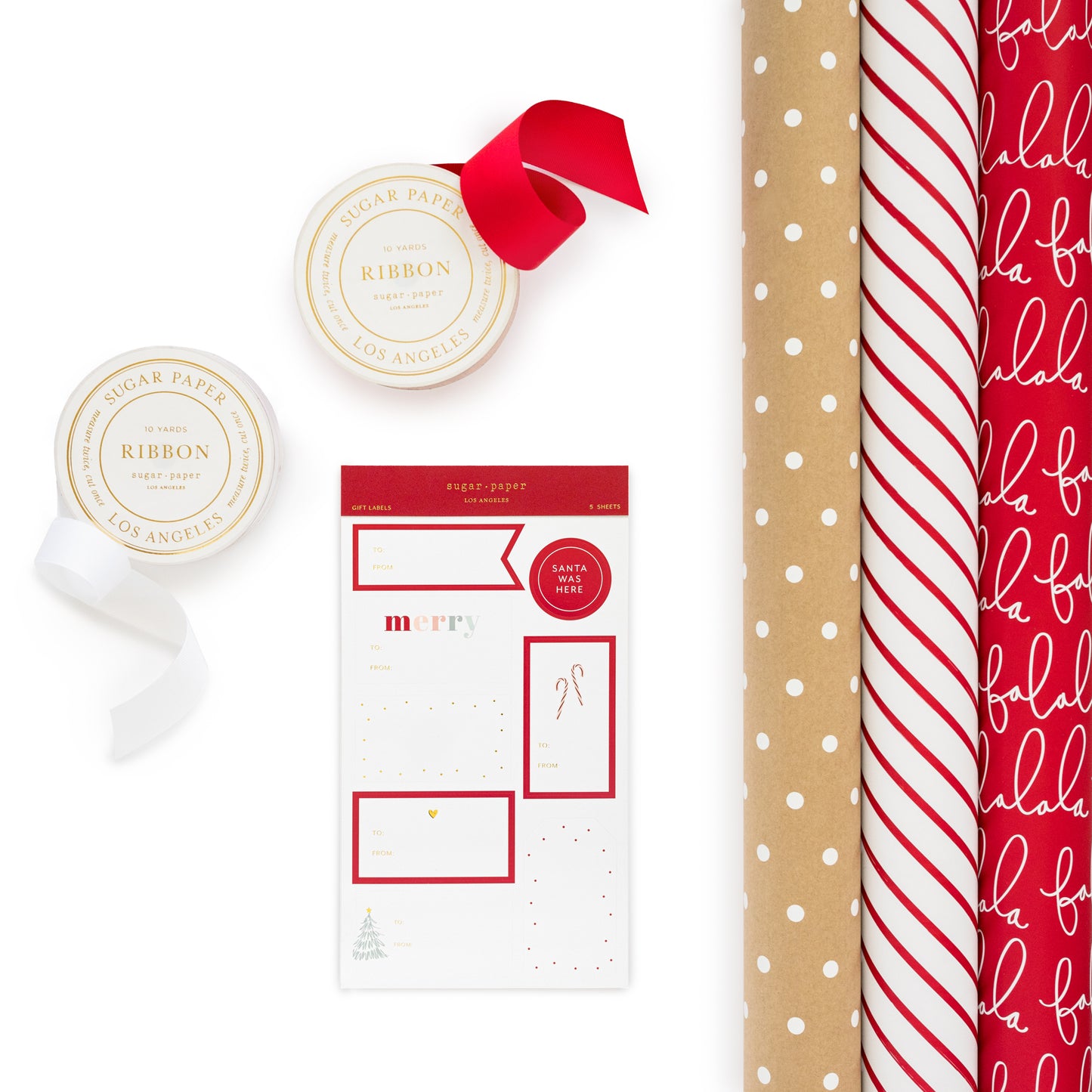 Holiday Gift Wrapping Kit, Falalala
