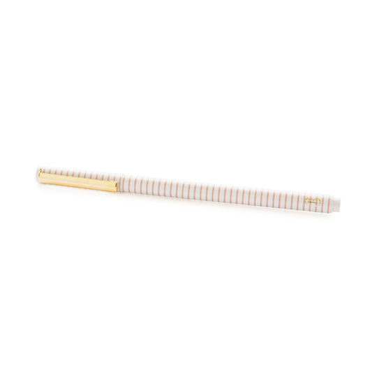 white felt pen with rose stripes