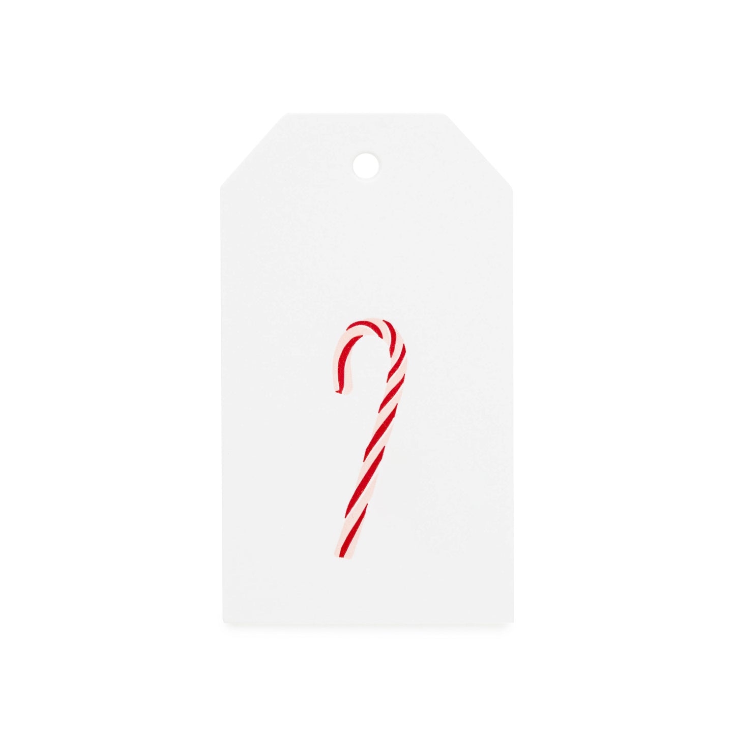 candy cane gift tag