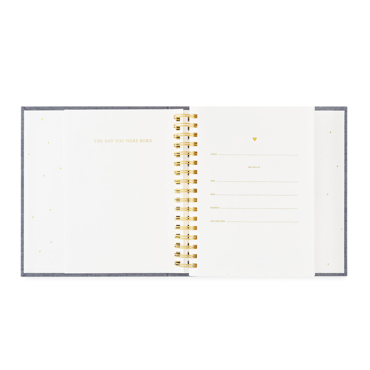 birthday book open to the day you were born page