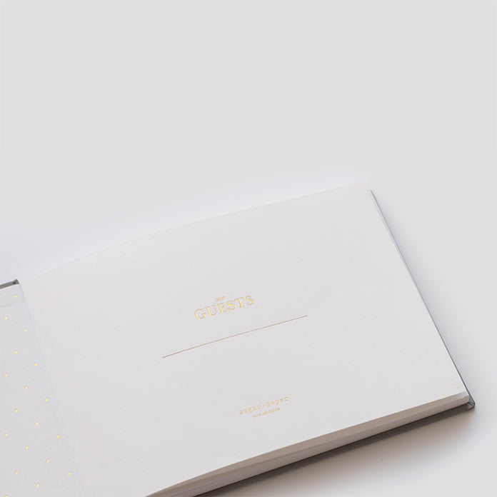Front page of guest book