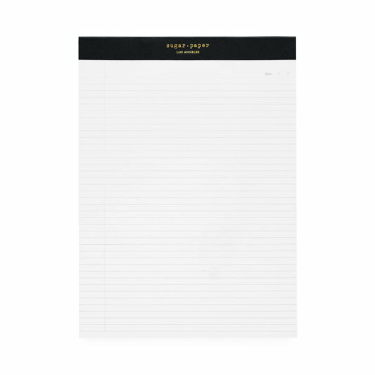 black legal pad