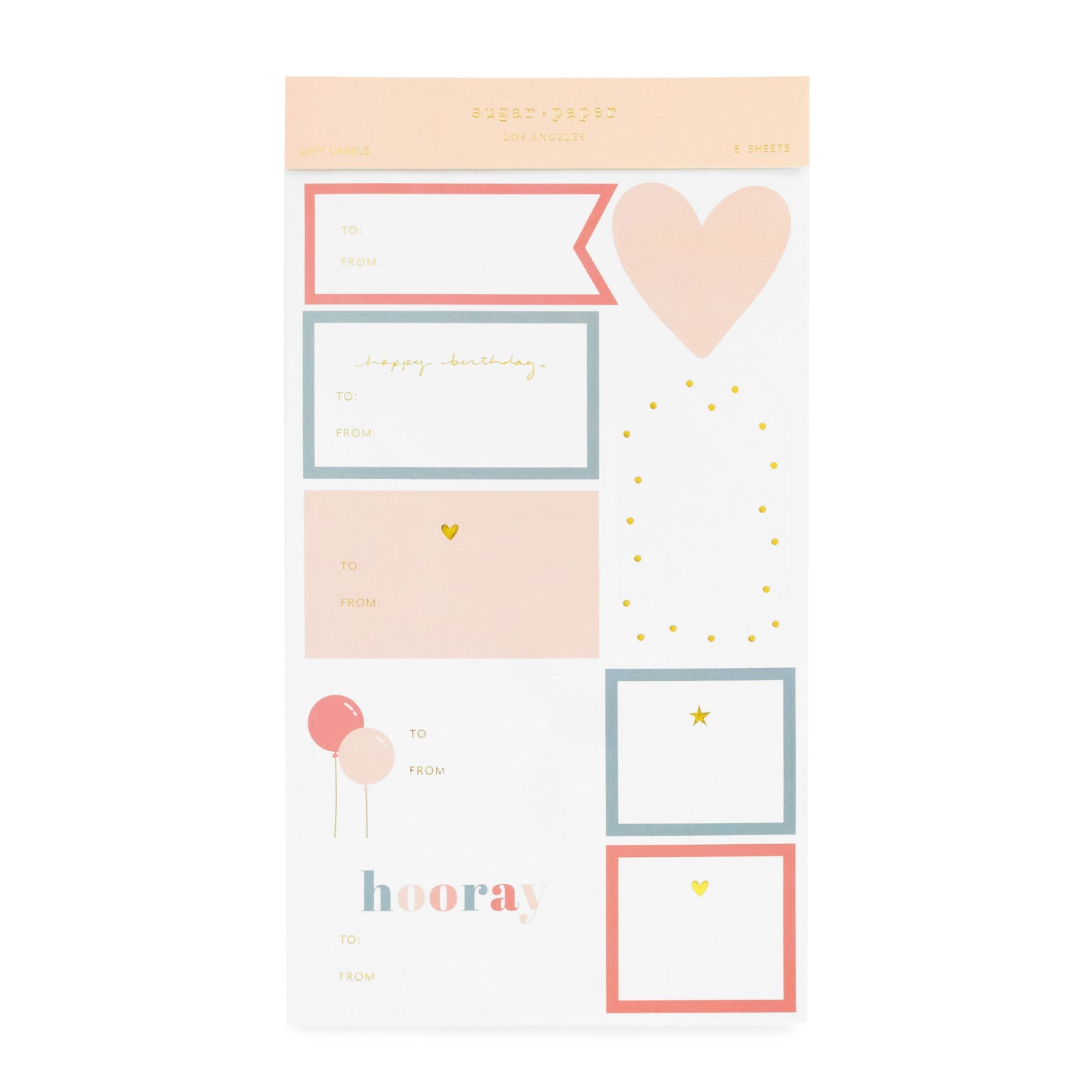 birthday sticker sheets