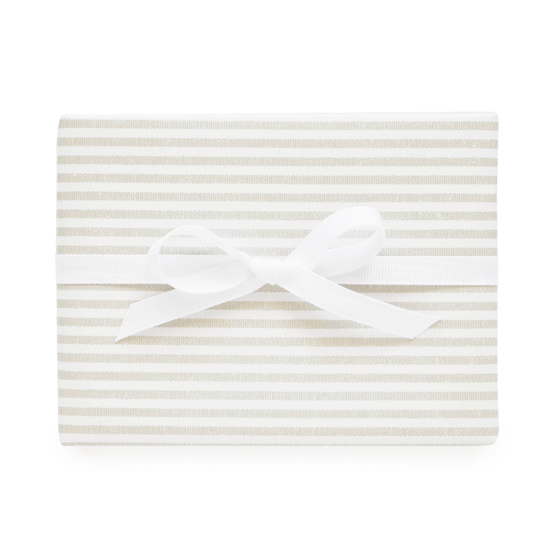 Grey and white stripe wrapping paper
