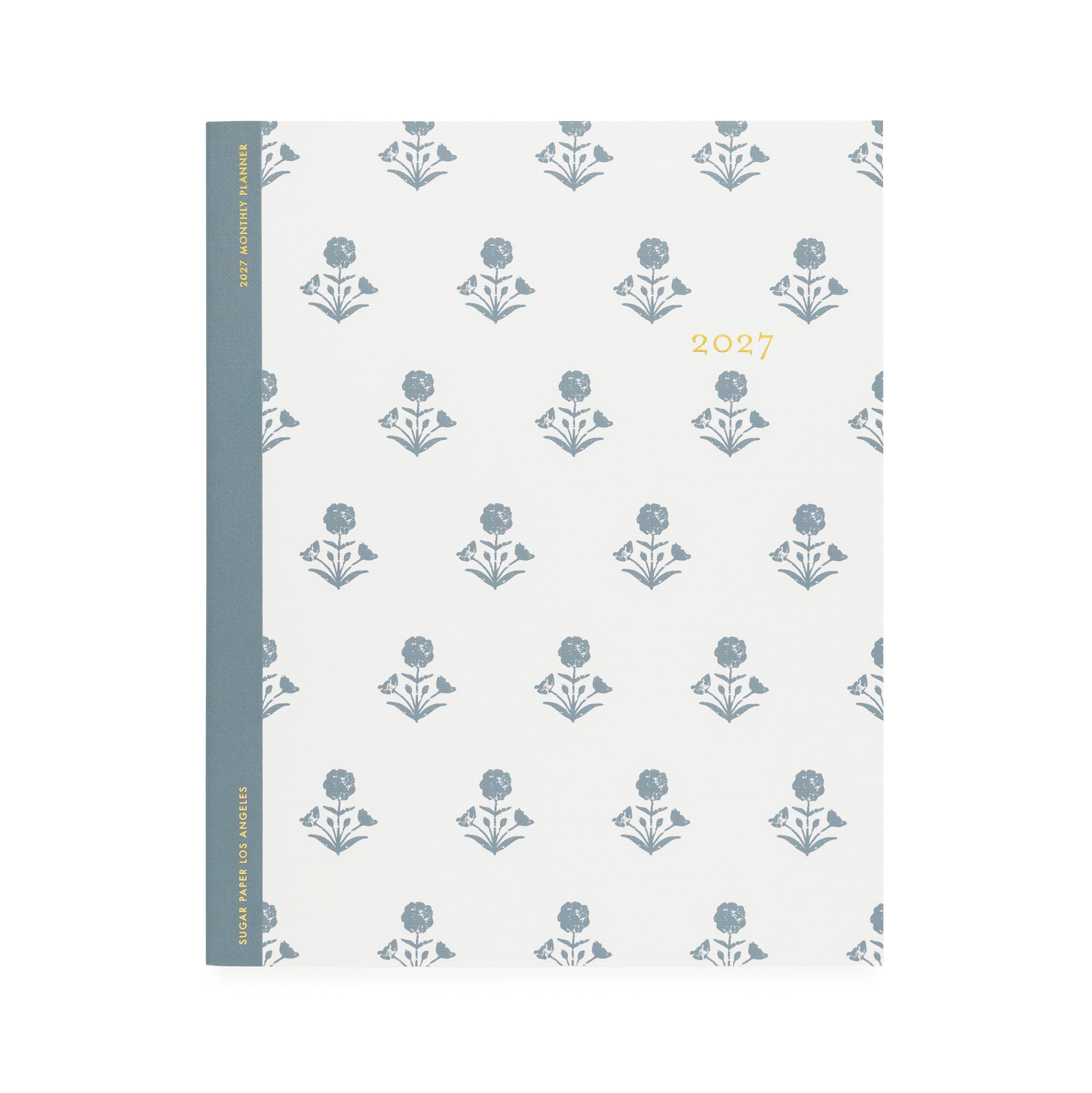 Putting Paper 2027 Blue Floral Monthly Planner | Sugar Paper
