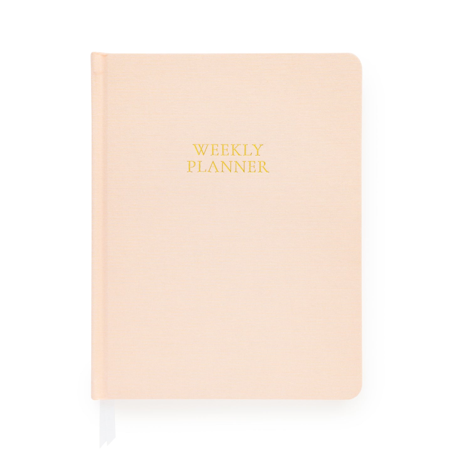 Pale Pink Undated Weekly Planner