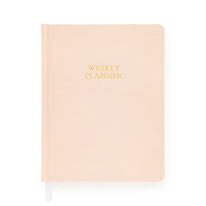 Pale Pink Undated Weekly Planner