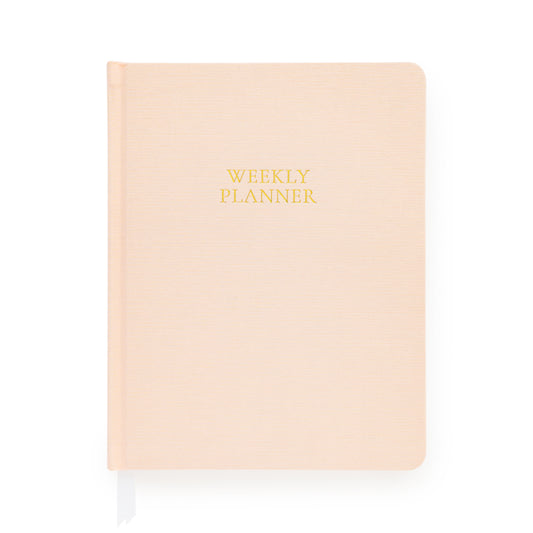 Pale Pink Undated Weekly Planner