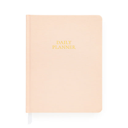Pale pink daily planner
