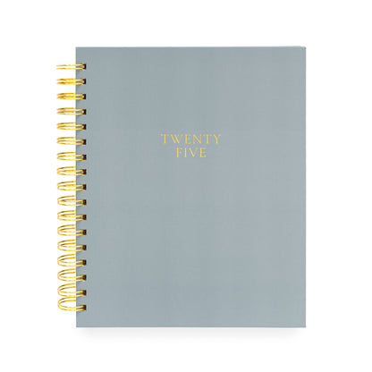 2025 Dusty Blue Signature Spiral Planner