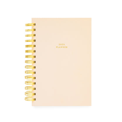 2025 Pale Pink Small Spiral Planner