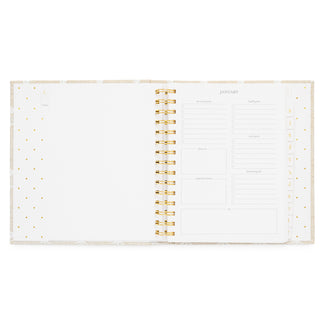 2027 Flax Floral Concealed Agenda | Sugar Paper
