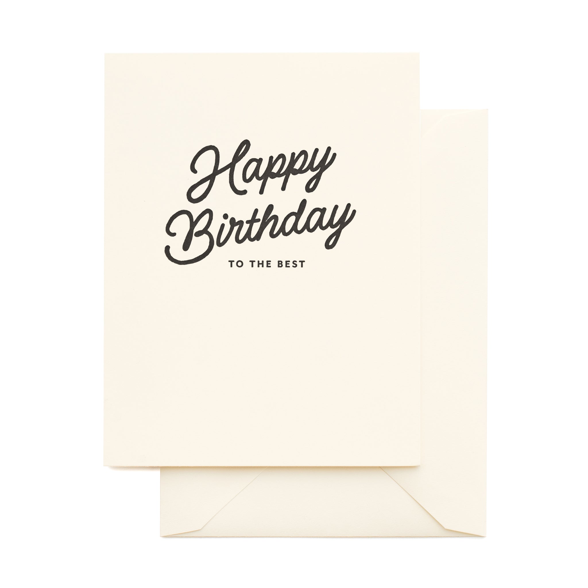 Black Script Happy Birthday | Sugar Paper