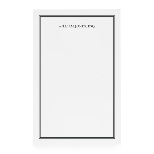 Black Bordered Notepad