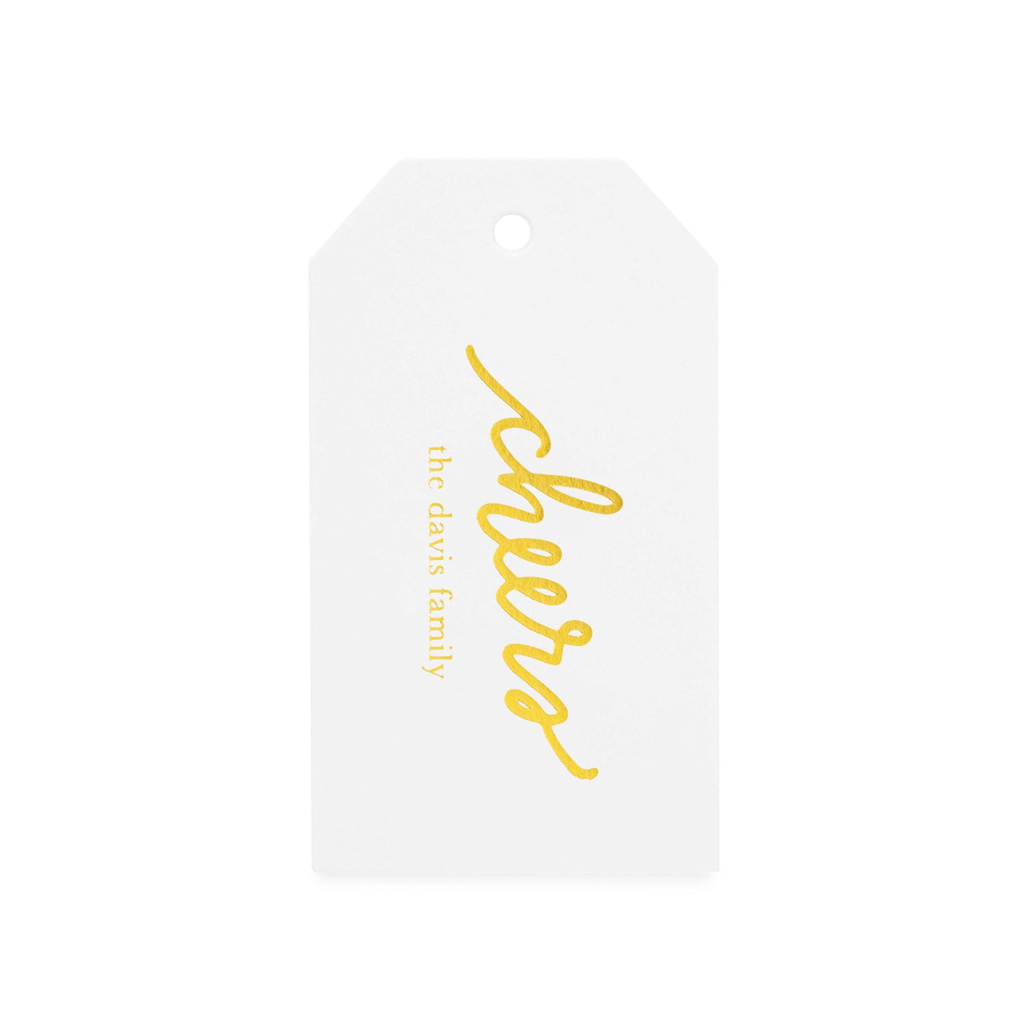 Cheers Custom Gift Tag