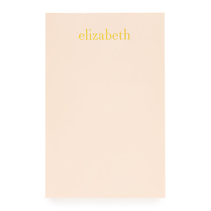 Pale Pink Custom Notepad