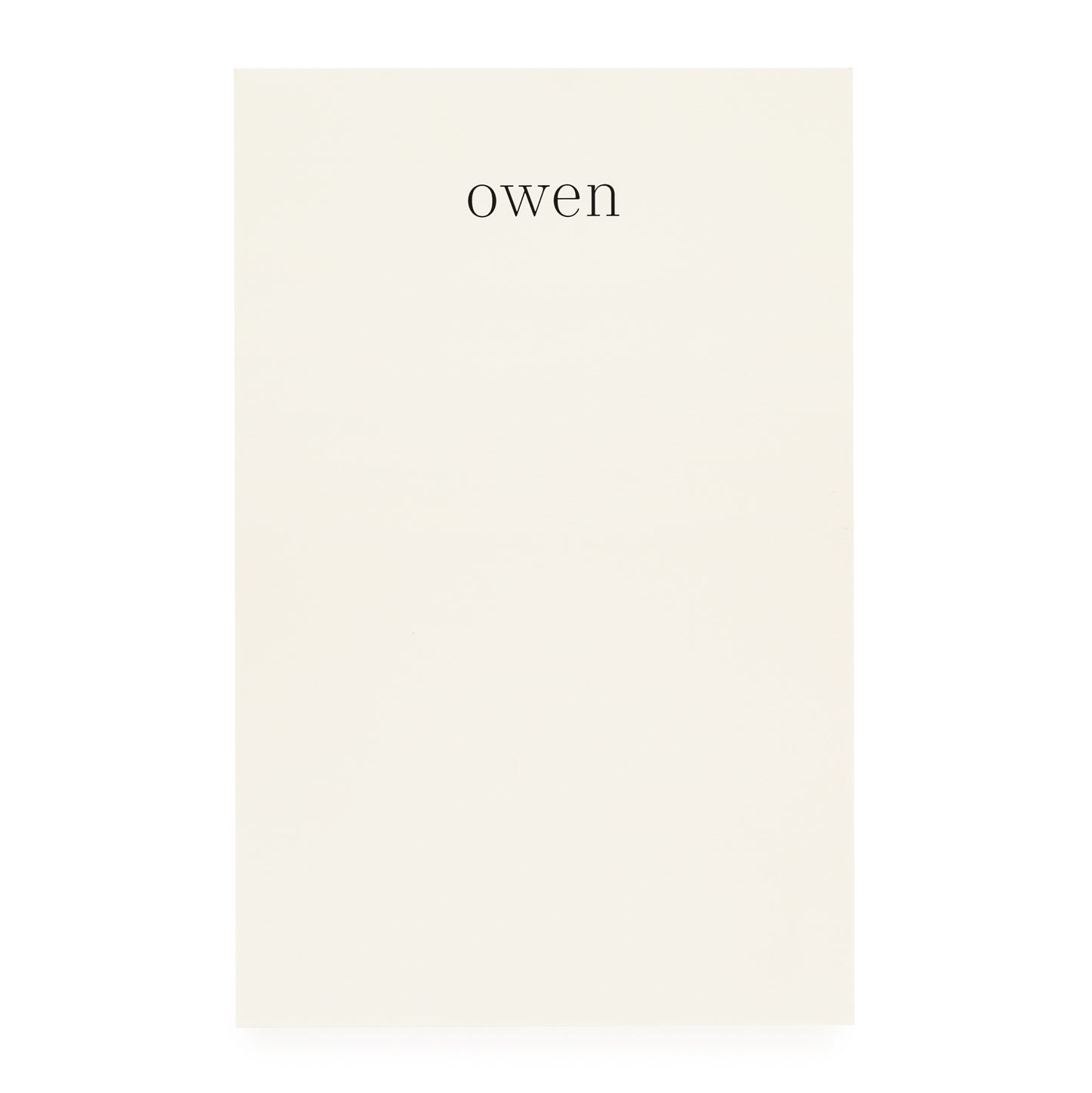 White Custom Notepad | Sugar Paper