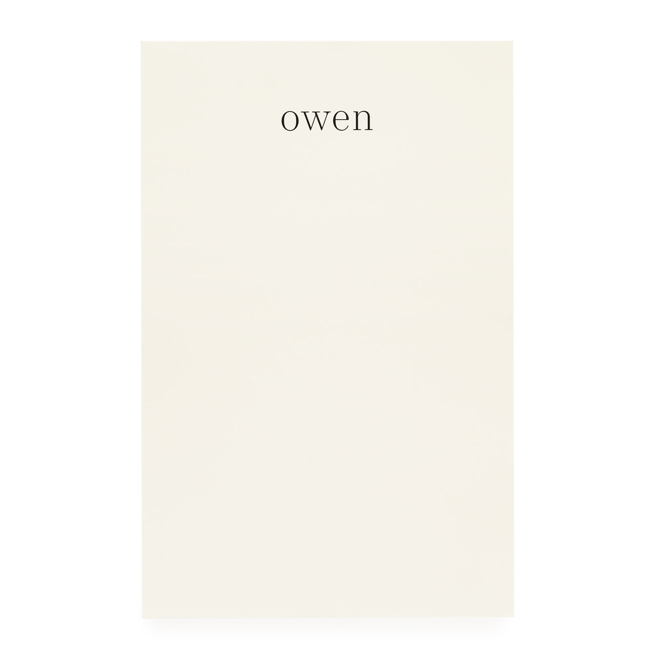 White Custom Notepad | Sugar Paper