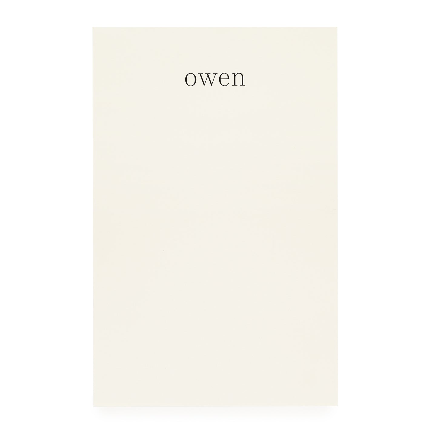 White Custom Notepad | Sugar Paper
