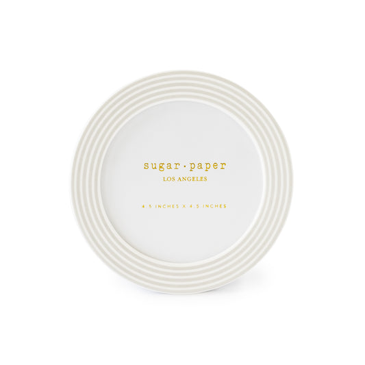 grey stripe round frame upright