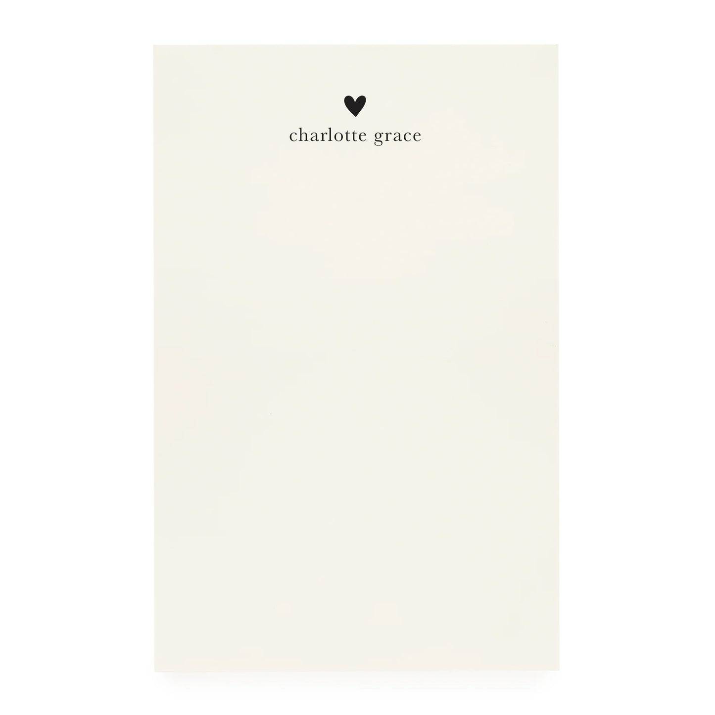Heart Custom Notepad