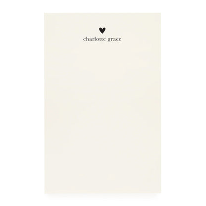 Heart Custom Notepad