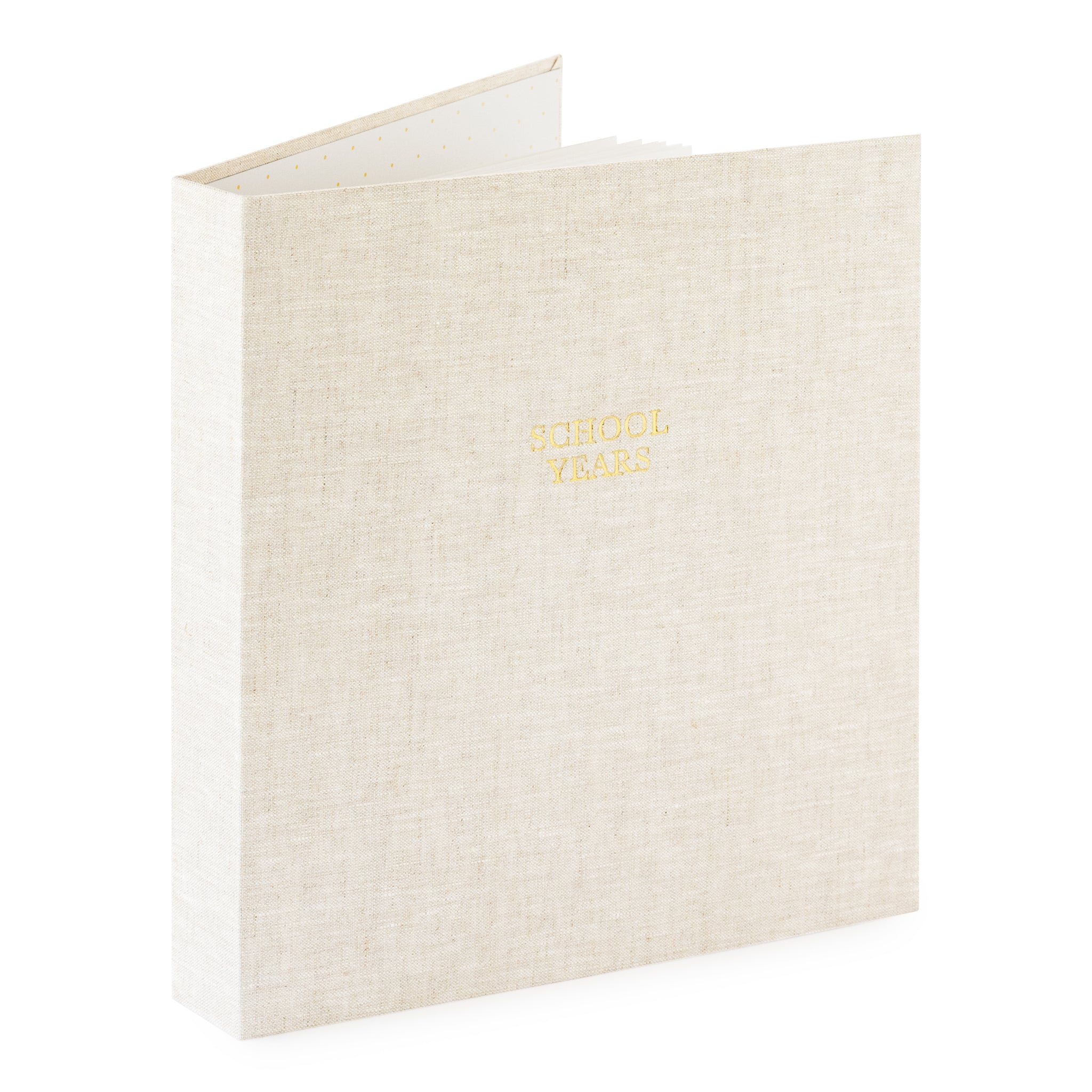 School Memory Book Flax Sugar Paper School memory book flax sugar paper