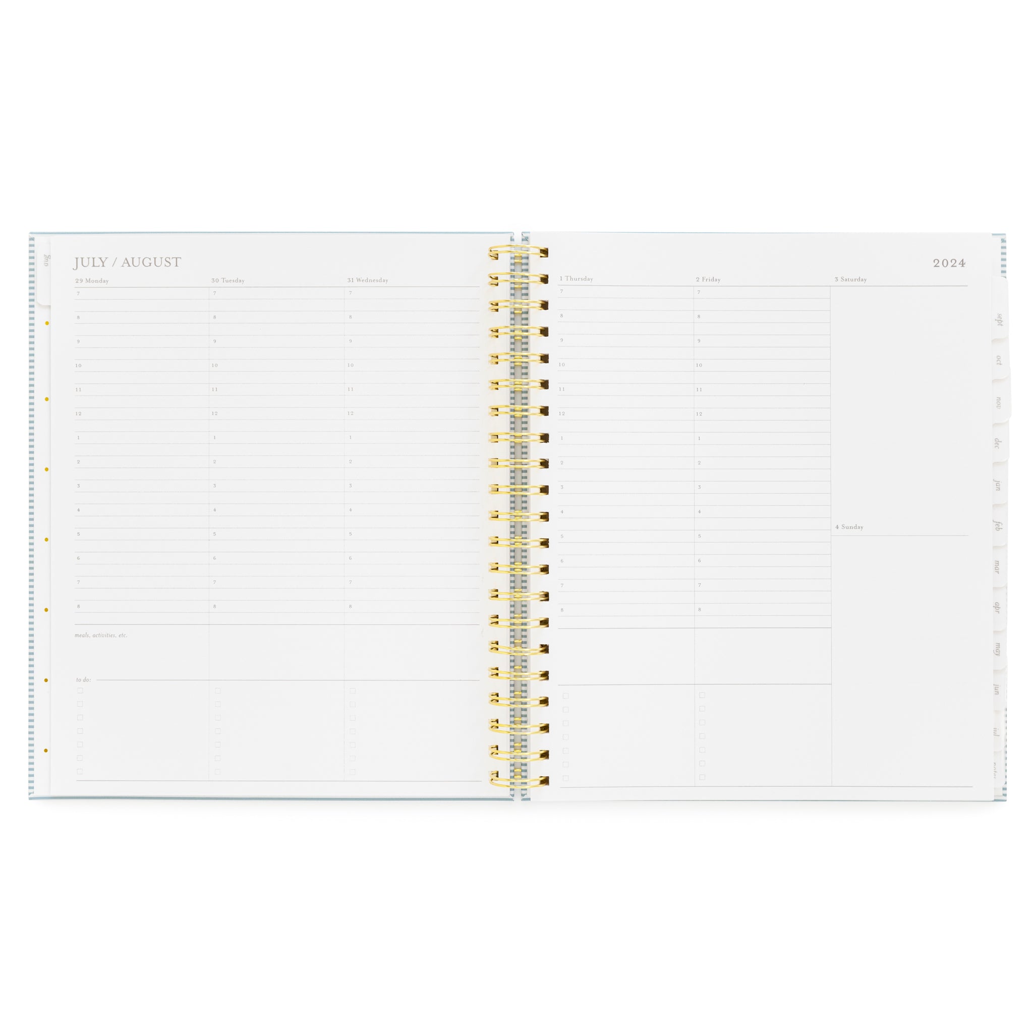 20242025 Large Weekly Spiral Academic Planner Sugar Paper