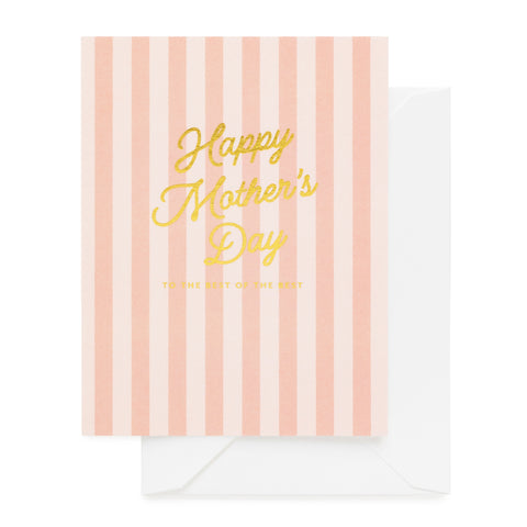 Pink Striped Mother's Day