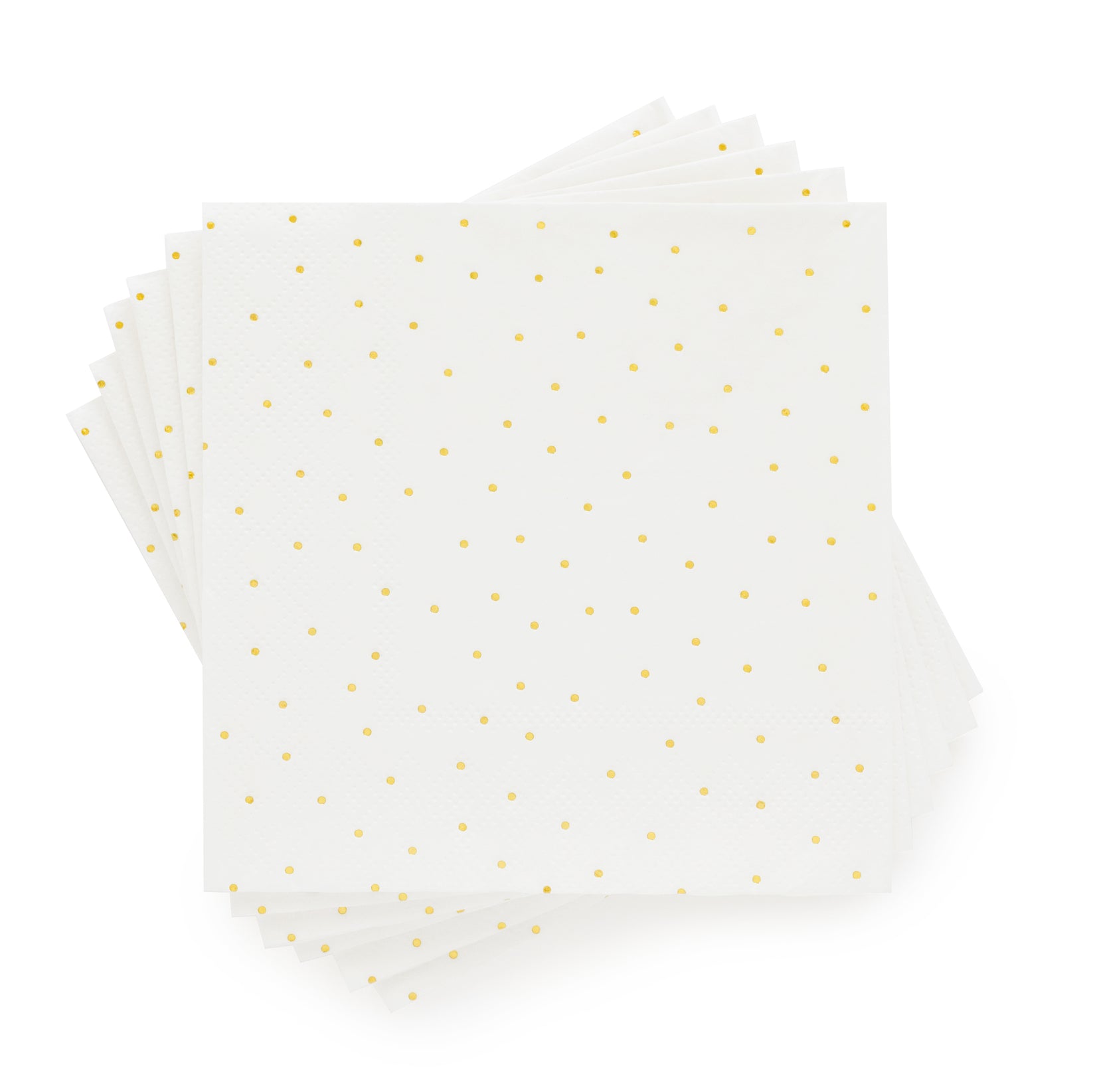 Gold Dot Paper Cocktail Napkins | Sugar Paper