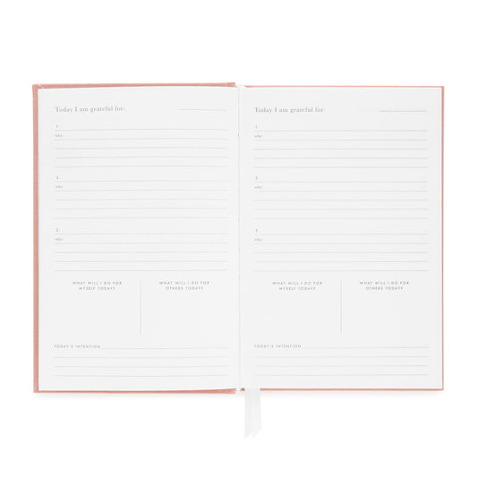 gratitude journal interior guided prompt pages