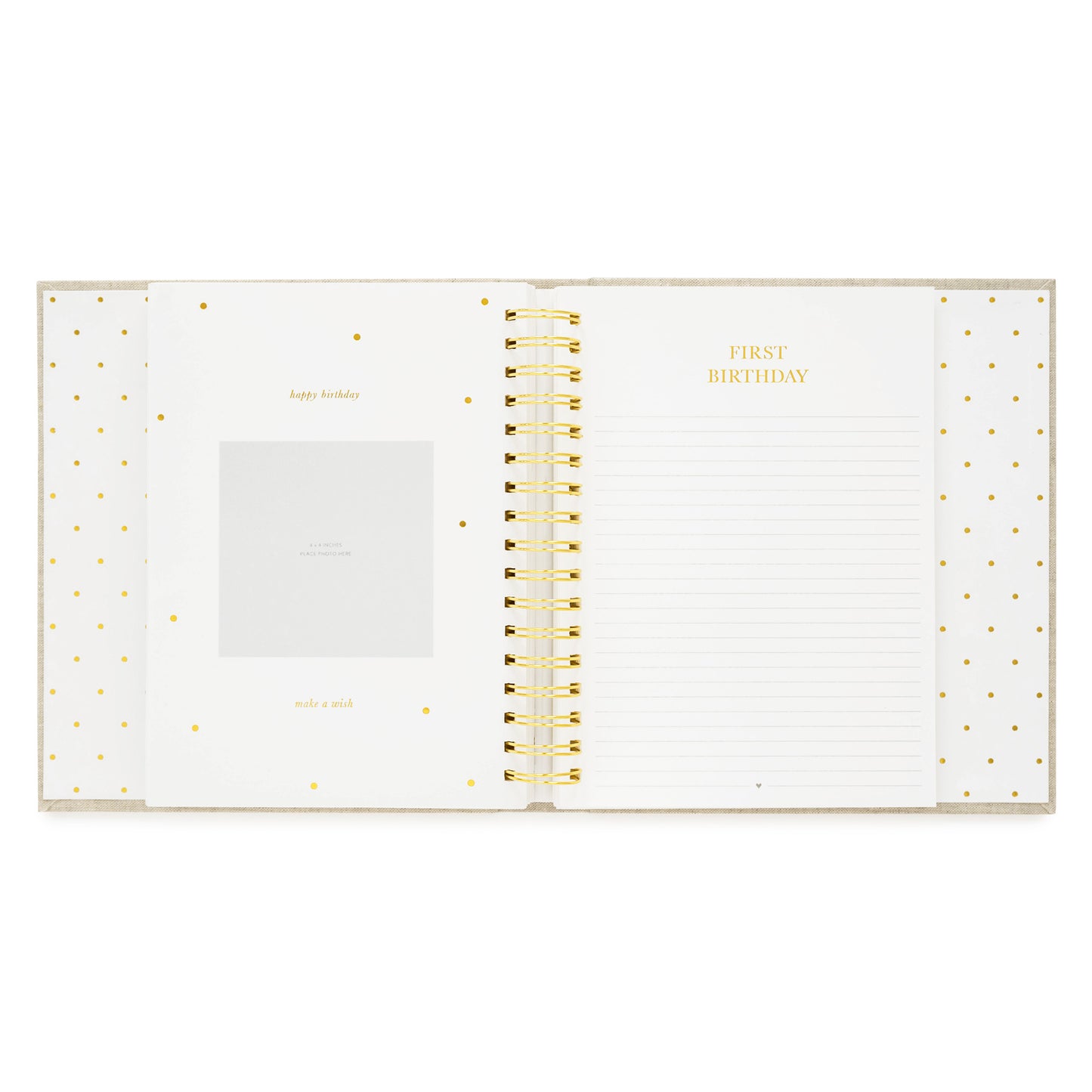 Blue Gingham Sugar Paper x Maisonette Baby Book