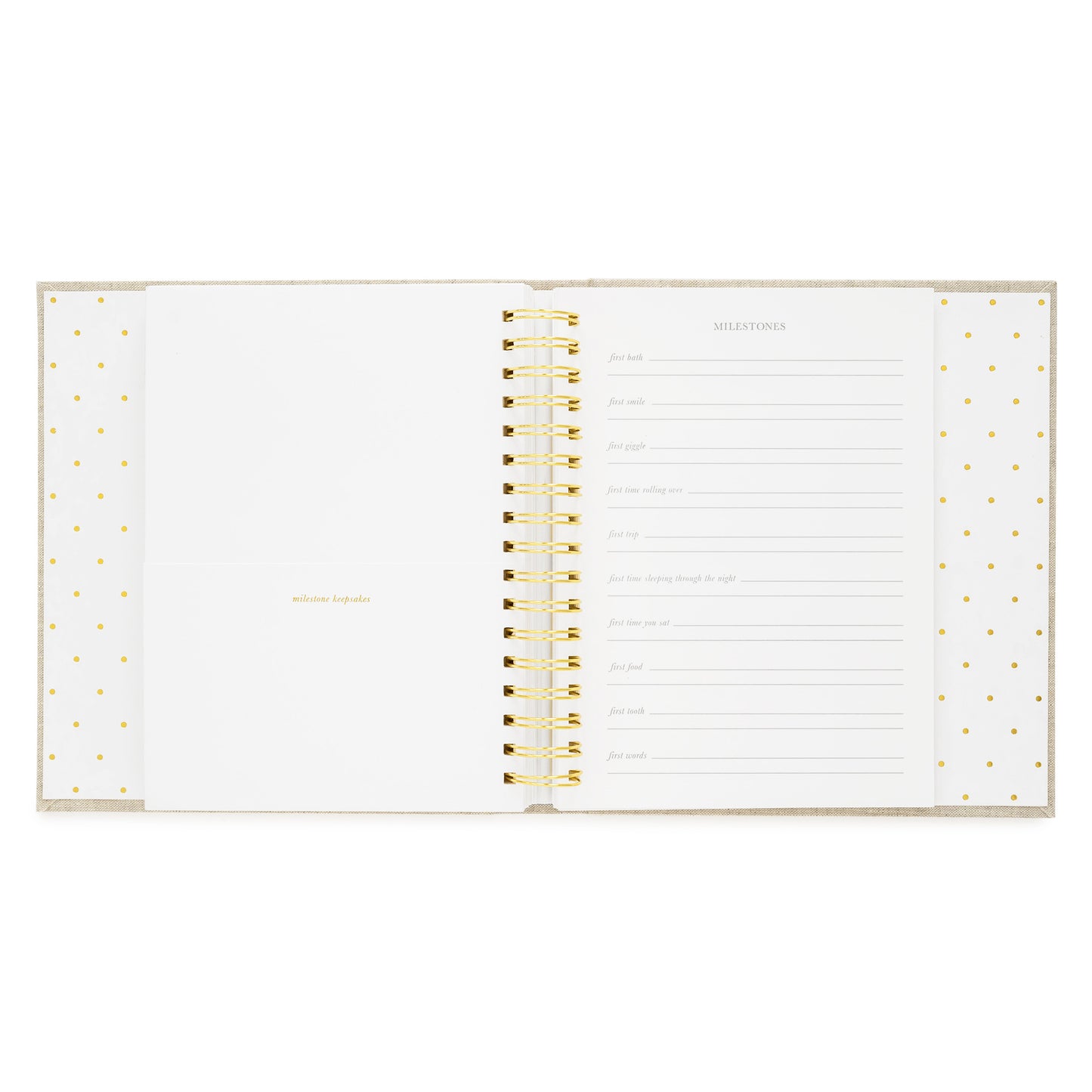Blue Gingham Sugar Paper x Maisonette Baby Book