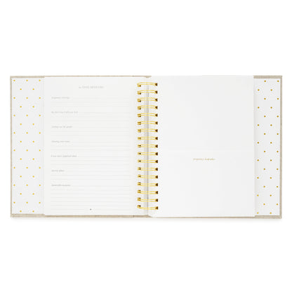 Blue Gingham Sugar Paper x Maisonette Baby Book