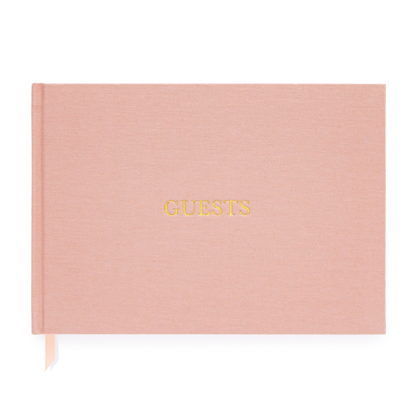 Rose Linen Guest Book