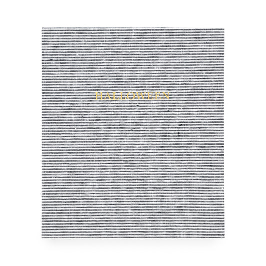 Black and white striped fabric bound book with 'halloween' in gold foil stamped on the cover