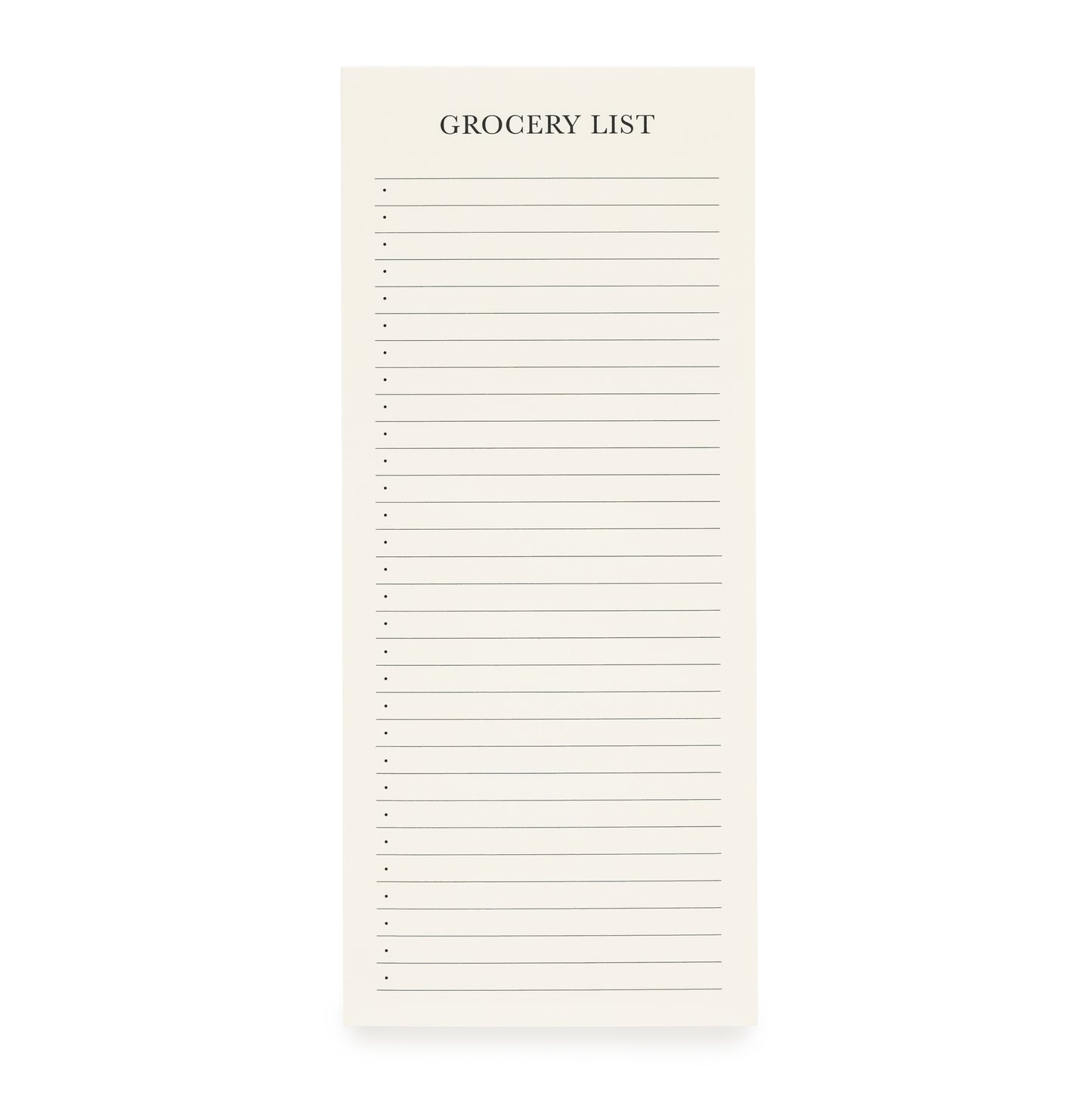 Magnetic Grocery List Pad