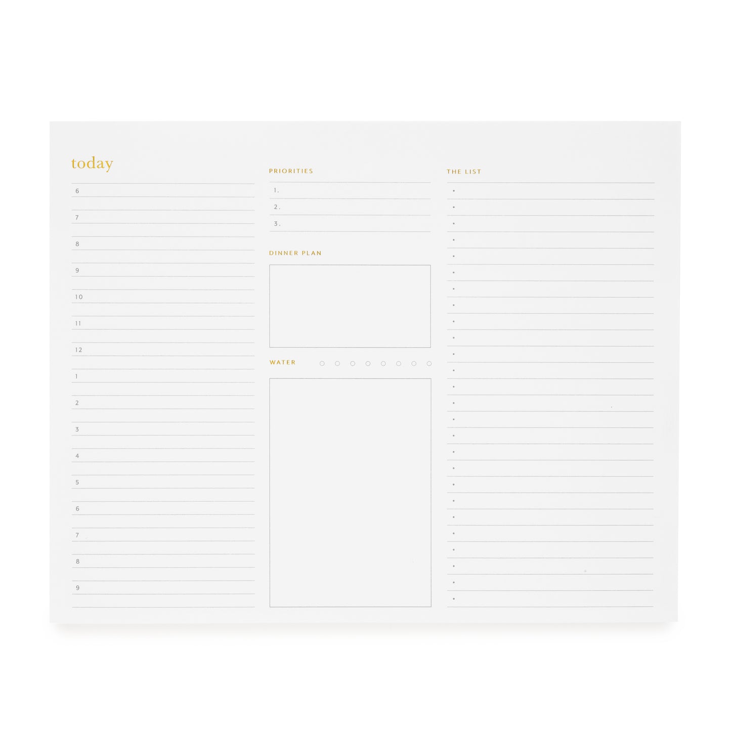 The Daily Planning Pad