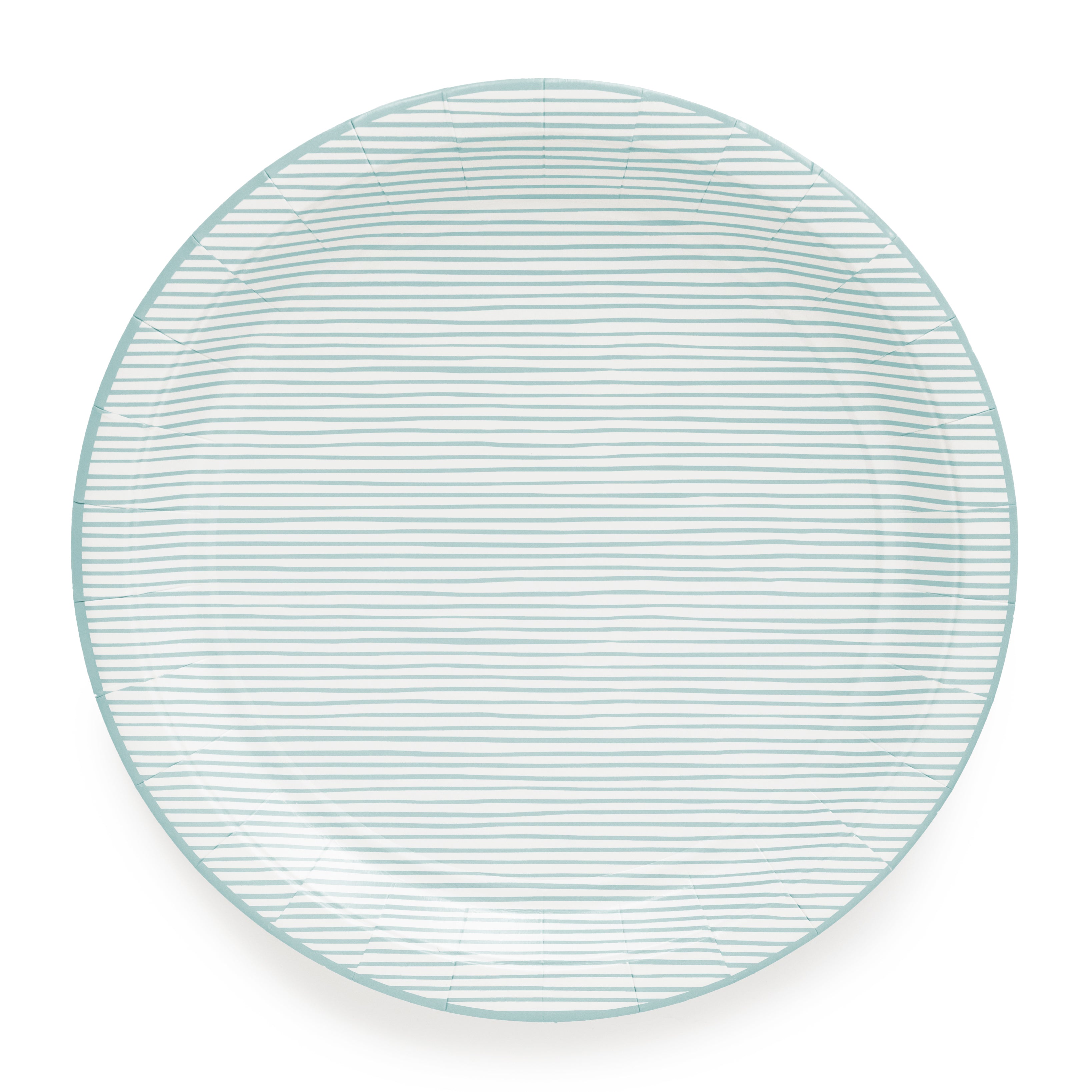 Blue and white striped deals paper plates